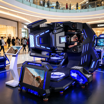 Kommerzielle 3-in-1 360 VR Arcade-Maschine: Achterbahn, Rennwagen & Flugsimulator