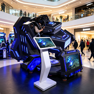 Hochfrequentierter 360 VR Motion Arcade-Automat mit externem Live-Display-Bildschirm (32 Zoll)