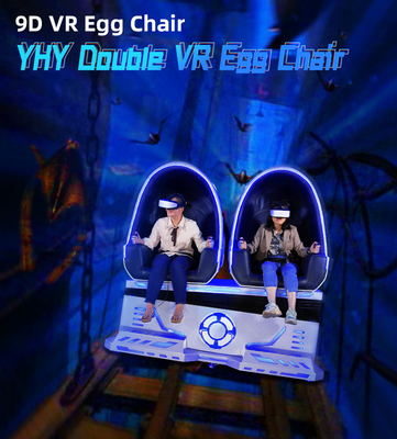 Bewegungs-Simulator-Stuhl des Spiel-Ei-9D VR des Kino-2500W für 2 Sitze