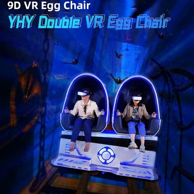3 Kino-Kino Simulator Virtual Reality Egg-Stuhl DOF 9D Ei-VR mit Luft-Gesicht