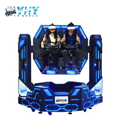 Zwei Simulator 8.0KW der Sitz9d VR mit Simulations-Spiel der Achterbahn-VR